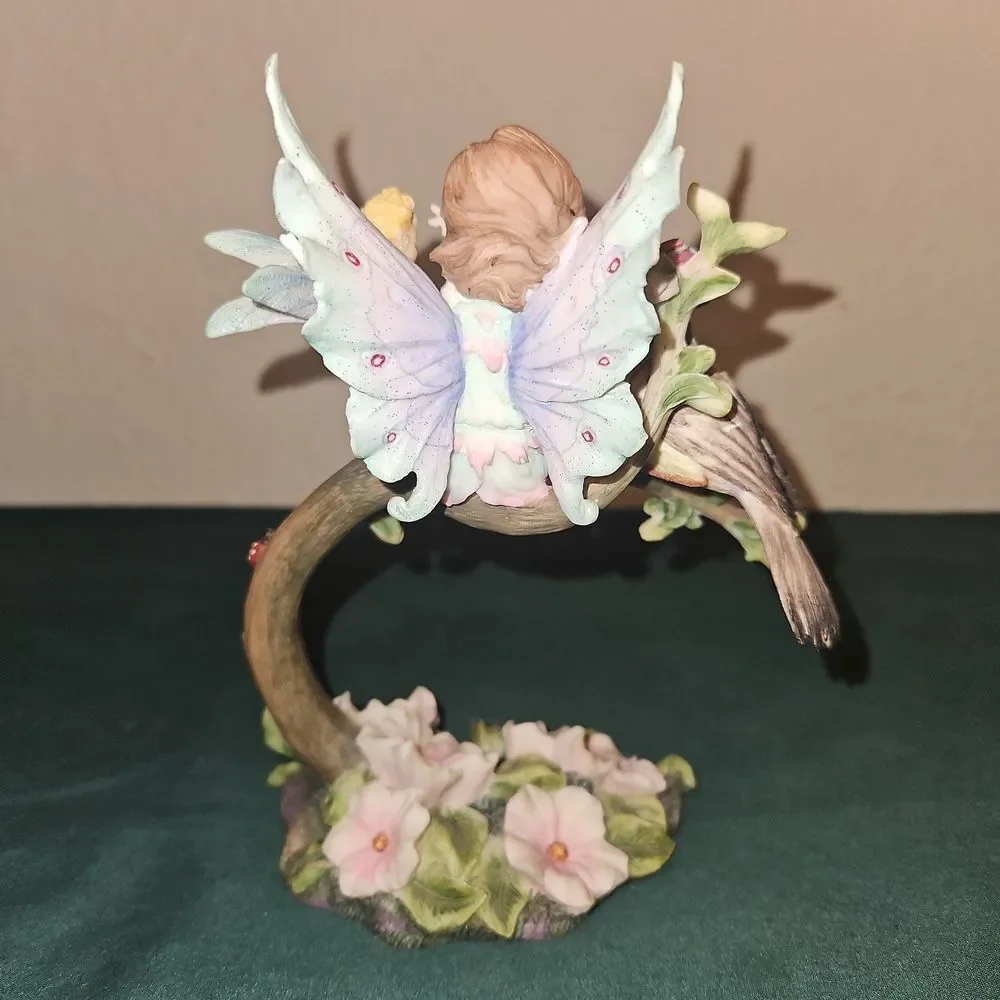 Pacific Giftware Fantasy Resin Fairys & Bird Table Accent Decor